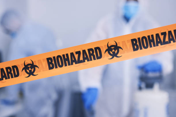 Professional Biohazard Cleanup technician working in Frankfort, KY